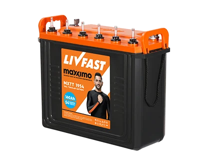 Livfast Maxximo MXTT 1954 160Ah tall tubular inverter battery