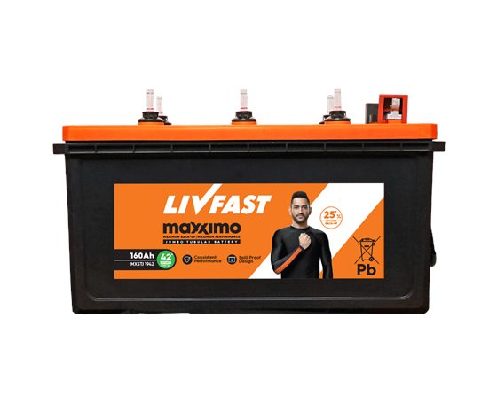Short tubular jumbo inverter battery with high capacity
