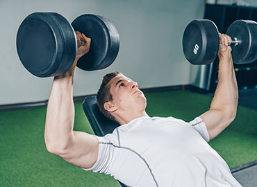 One-to-one personal training session at Sony Gym, Adilabad
